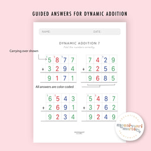 Addition Drills Workbook Level 5