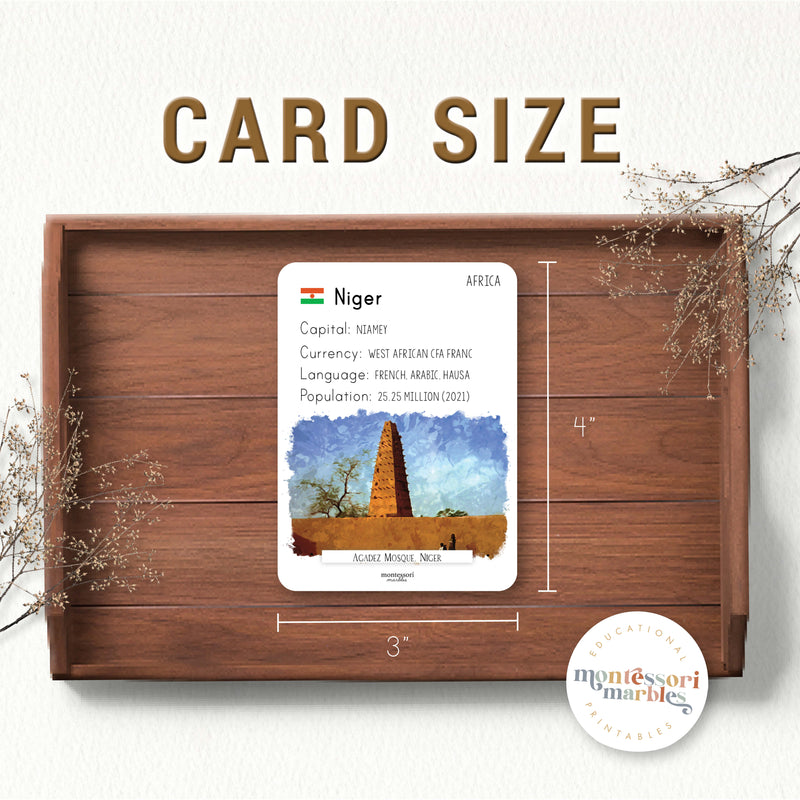 Africa Fact Cards