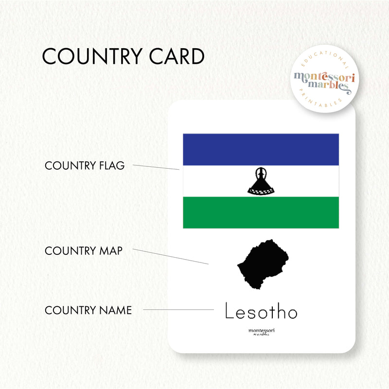 Africa Fact Cards