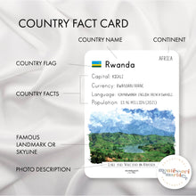 Load image into Gallery viewer, Africa Fact Cards
