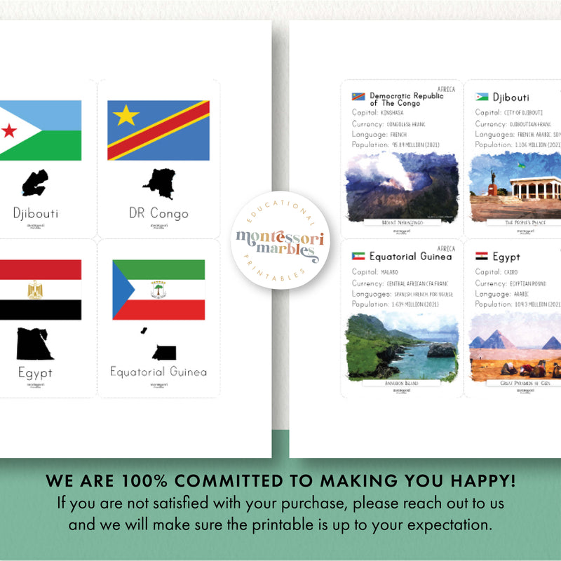 Africa Fact Cards