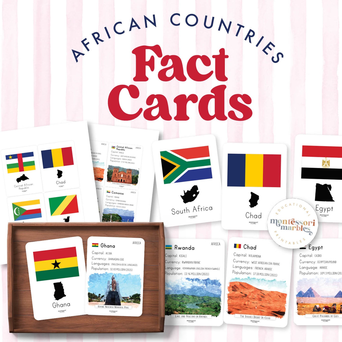 Africa Fact Cards