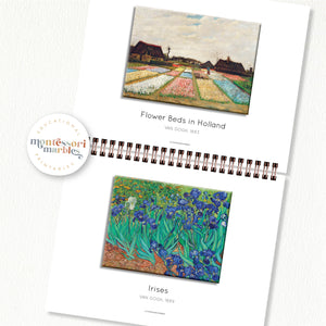 Vincent Van Gogh Montessori Picture Binder