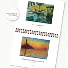 Load image into Gallery viewer, Claude Monet Montessori Picture Binder
