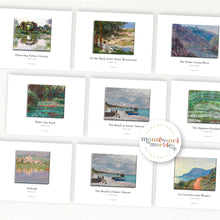 Load image into Gallery viewer, Claude Monet Montessori Picture Binder
