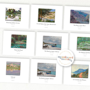 Claude Monet Montessori Picture Binder