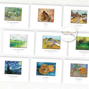 Vincent Van Gogh Montessori Picture Binder