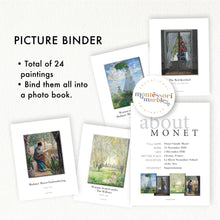 Load image into Gallery viewer, Claude Monet Montessori Picture Binder
