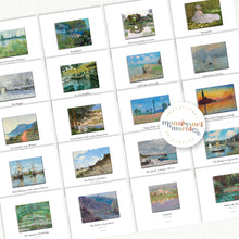 Load image into Gallery viewer, Claude Monet Montessori Picture Binder
