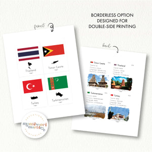 Asian Countries Fact Cards