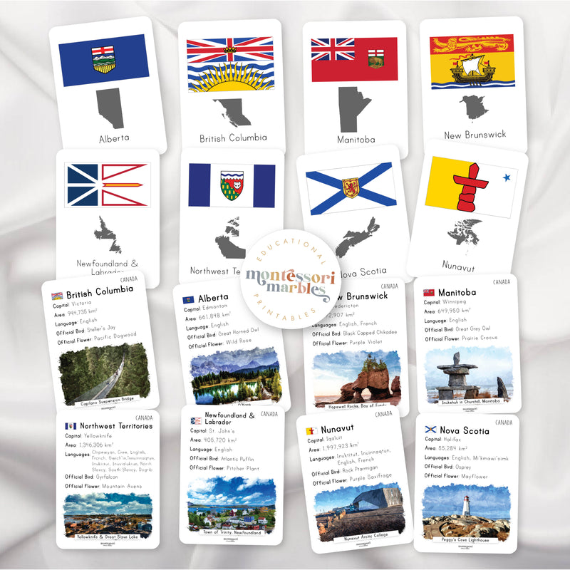 Canada Fact Cards