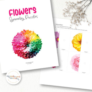 Flowers Symmetry Matching Puzzles