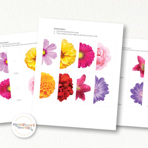 Flowers Symmetry Matching Puzzles
