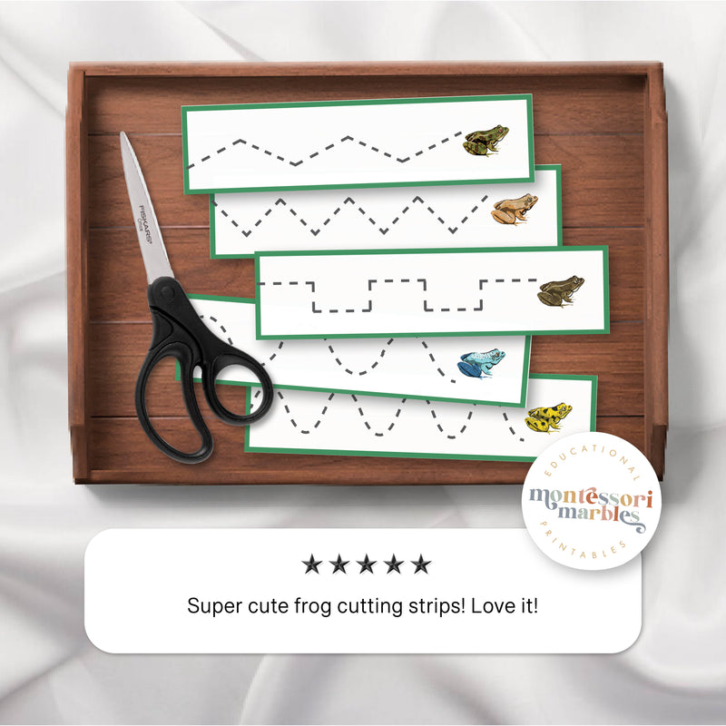 Frogs Cutting Strips