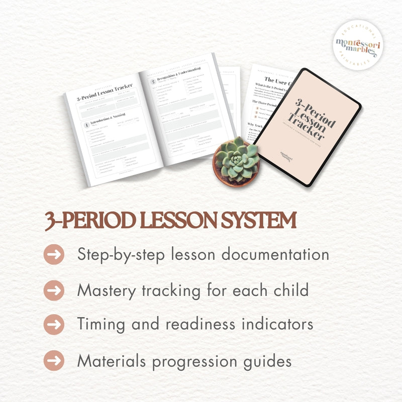 Montessori Teacher Planner | Primary 3-6 Classroom | 100+ Page Printable PDF