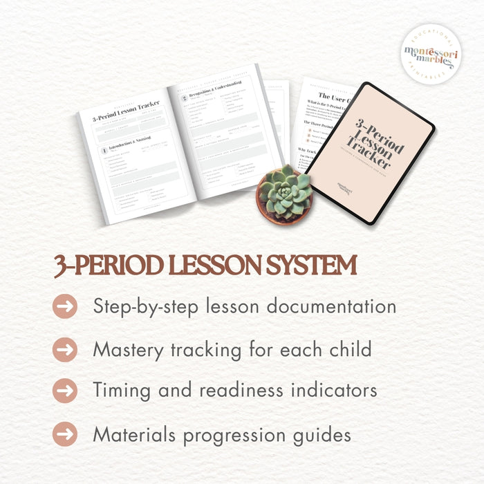 Montessori Teacher Planner | Primary 3-6 Classroom | 100+ Page Printable PDF