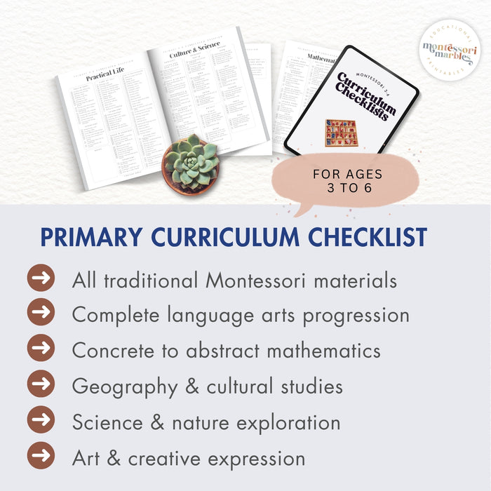 Complete Montessori Curriculum Bundle - Ages 1-12