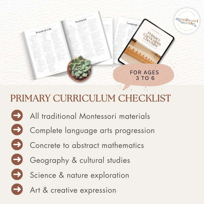Montessori Teacher Planner | Primary 3-6 Classroom | 100+ Page Printable PDF