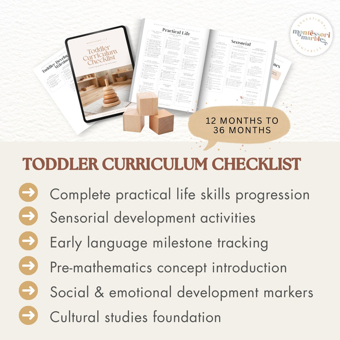 Complete Montessori Curriculum Checklist Bundle | Teacher Resources Ages 1-6