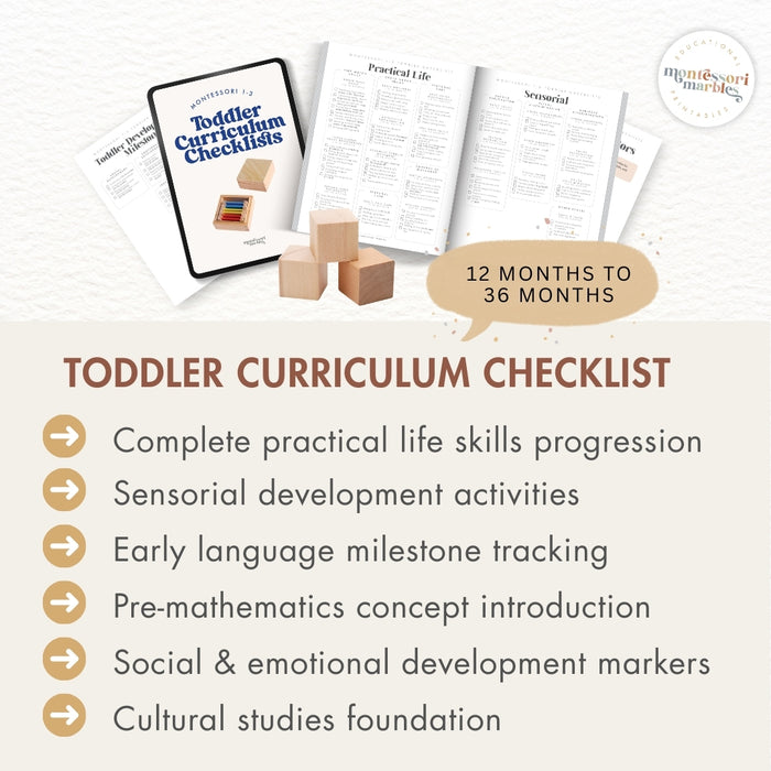 Complete Montessori Curriculum Checklist Bundle | Teacher Resources Ages 1-6