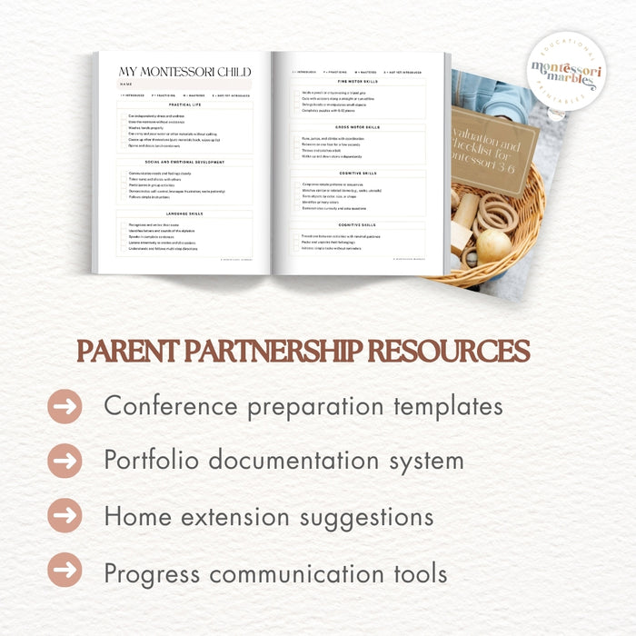 Montessori Teacher Planner | Primary 3-6 Classroom | 100+ Page Printable PDF