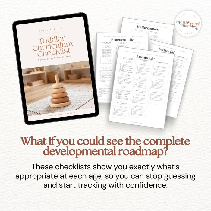 Complete Montessori Curriculum Checklist Bundle | Teacher Resources Ages 1-6