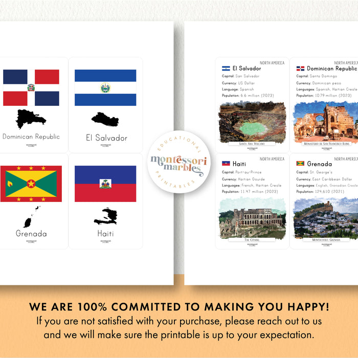 North America Fact Cards