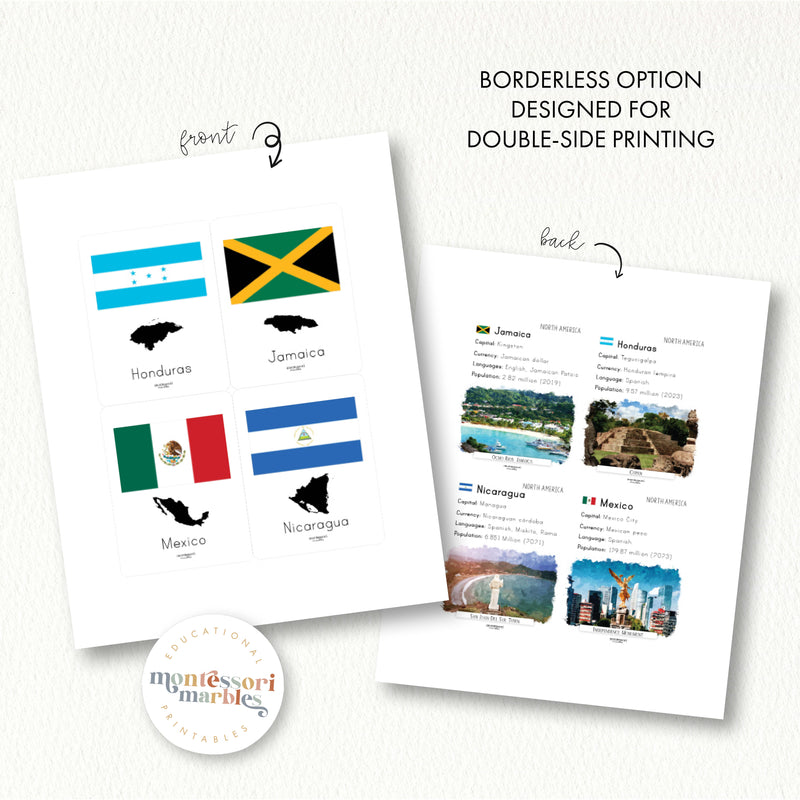 Continental Fact Cards Bundle