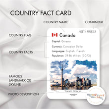 Load image into Gallery viewer, North America Fact Cards
