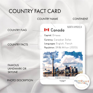 North America Fact Cards