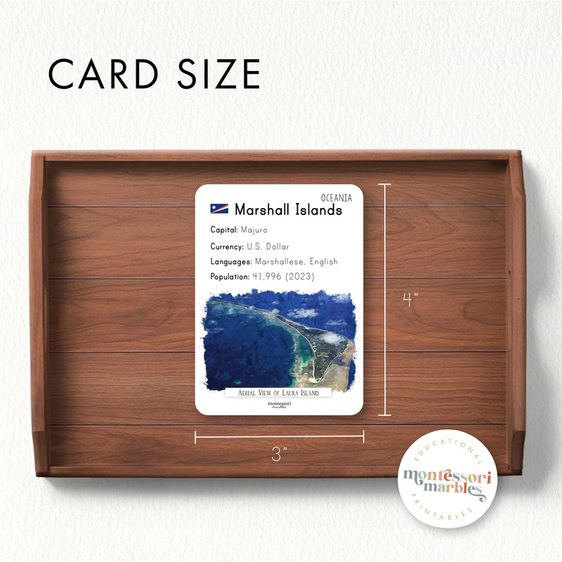 Oceania Fact Cards