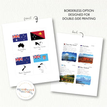 Load image into Gallery viewer, Oceania Fact Cards
