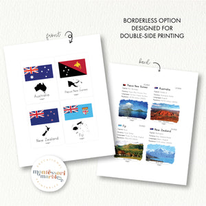 Oceania Fact Cards