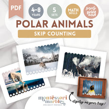 Load image into Gallery viewer, Polar Animals Skip Counting
