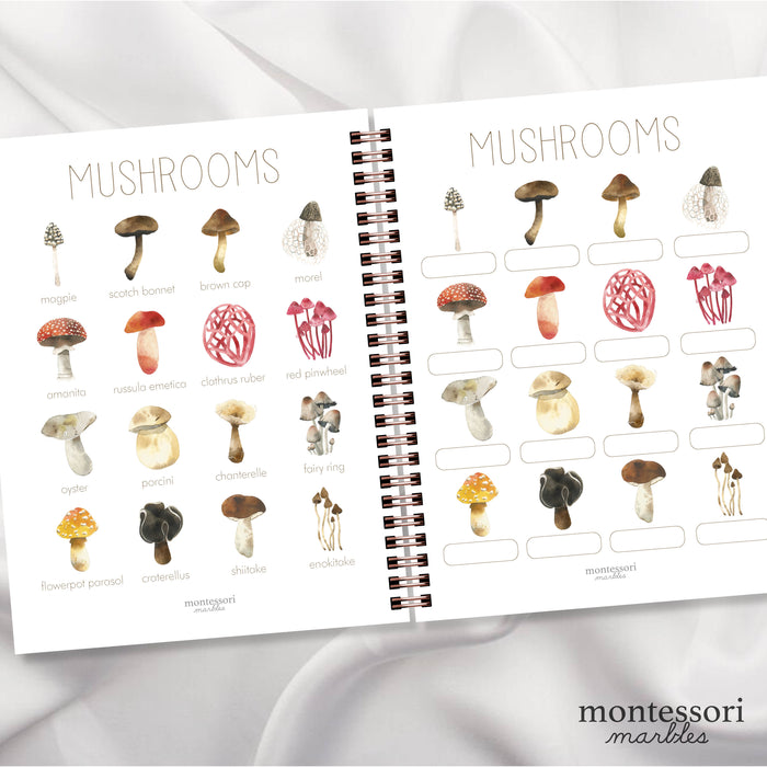 Mushroom Picture Binder