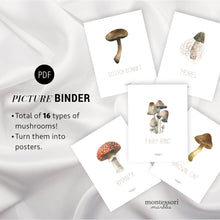 Load image into Gallery viewer, Mushroom Picture Binder
