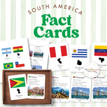 Load image into Gallery viewer, South America Fact Cards
