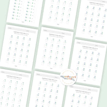 Load image into Gallery viewer, Subtraction Drills Workbook Level 2
