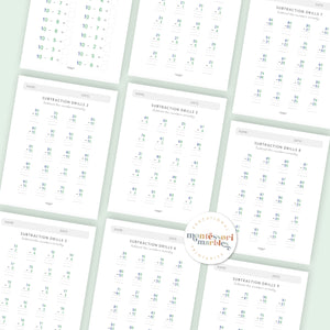 Subtraction Drills Workbook Level 2