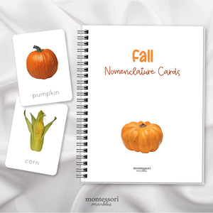 Fall Montessori Nomenclature Cards