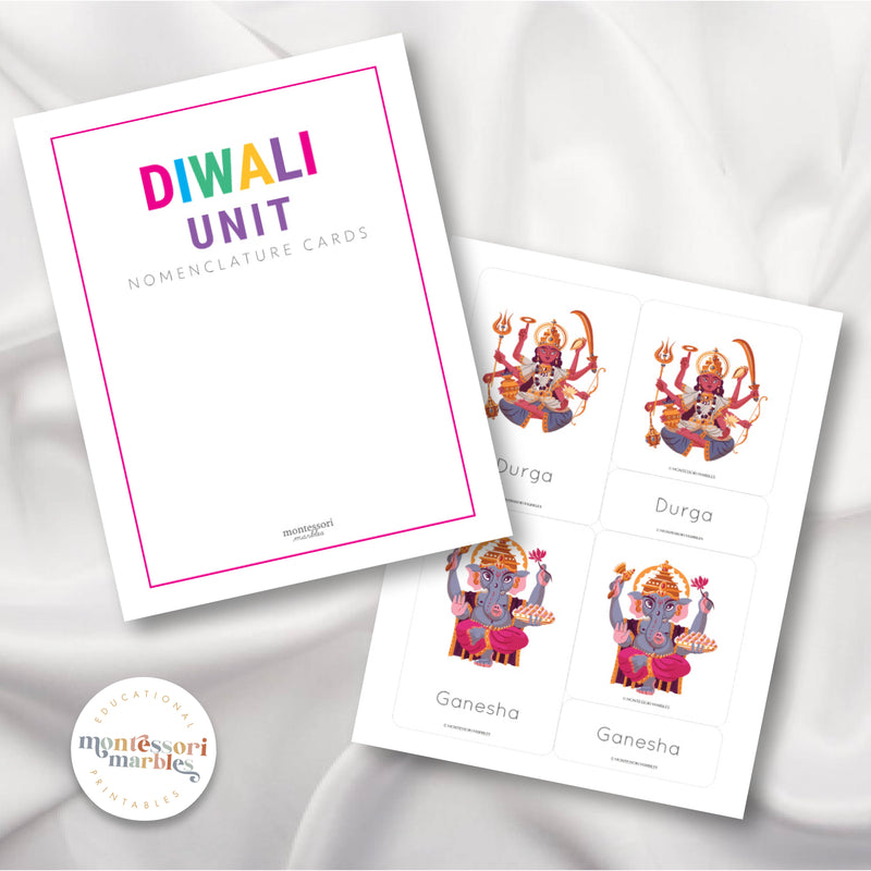 Hindu Gods Nomenclature Cards