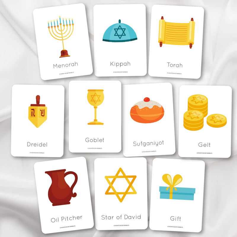 Hanukkah Nomenclature Cards