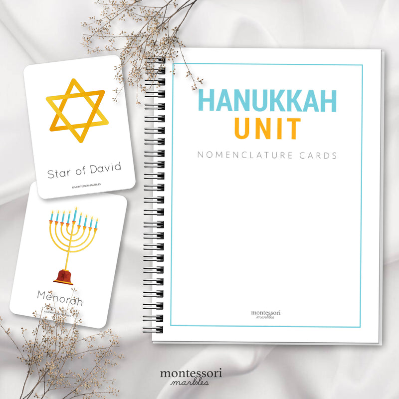 Hanukkah Nomenclature Cards