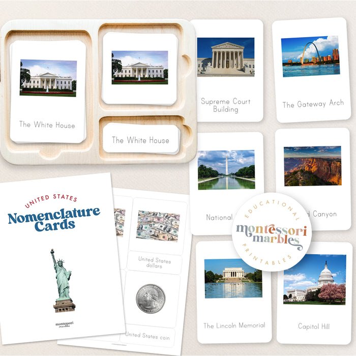 United States Nomenclature Cards