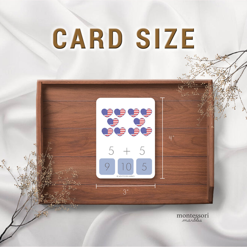 United States Addition Clip Cards