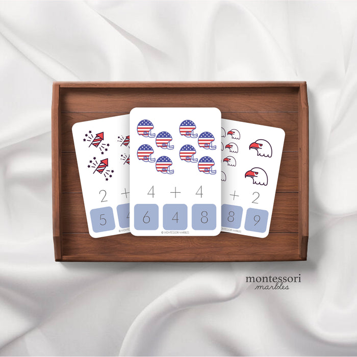 United States Addition Clip Cards