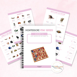 Montessori Pink Series Workbook Bundle