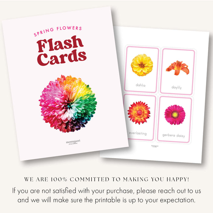 Flowers Flash Cards