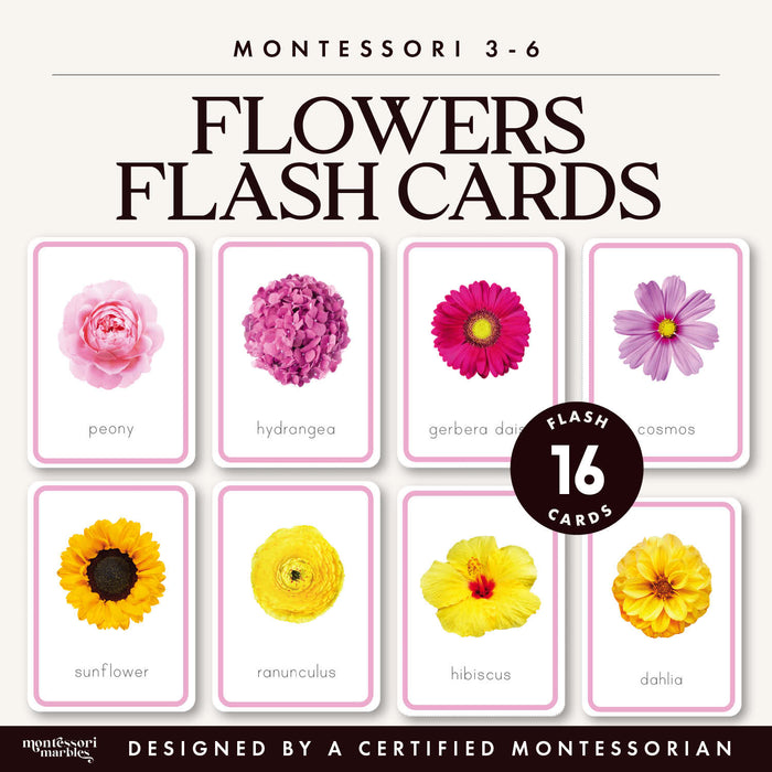 Flowers Flash Cards