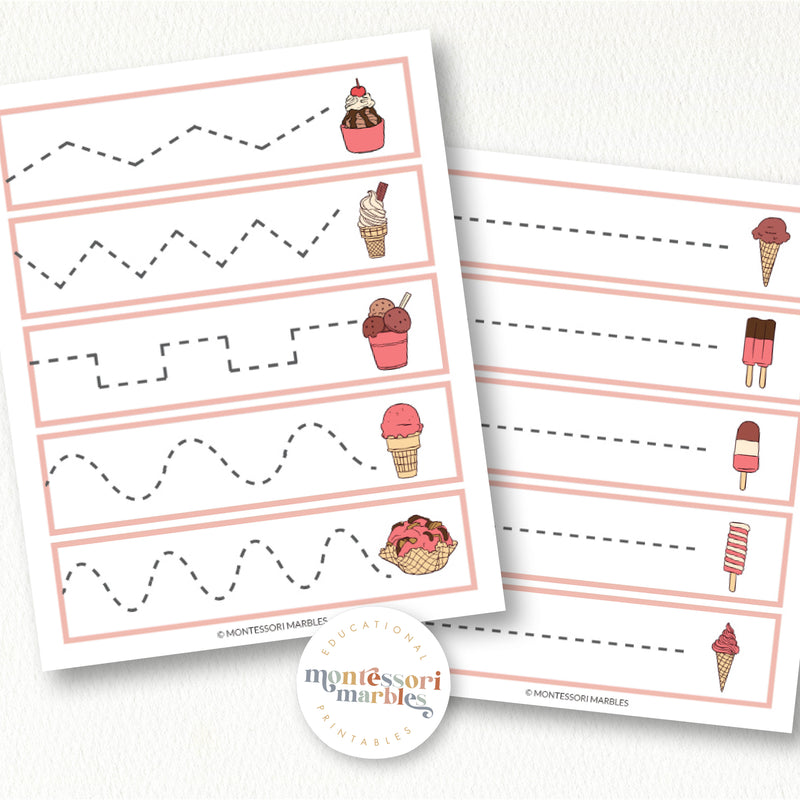 Ice Cream Cutting Strips
